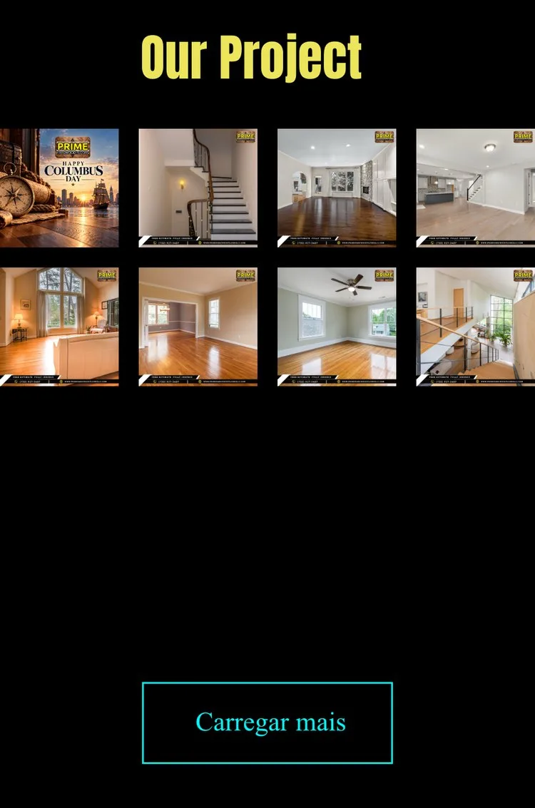 Galeria Our Project do site atual