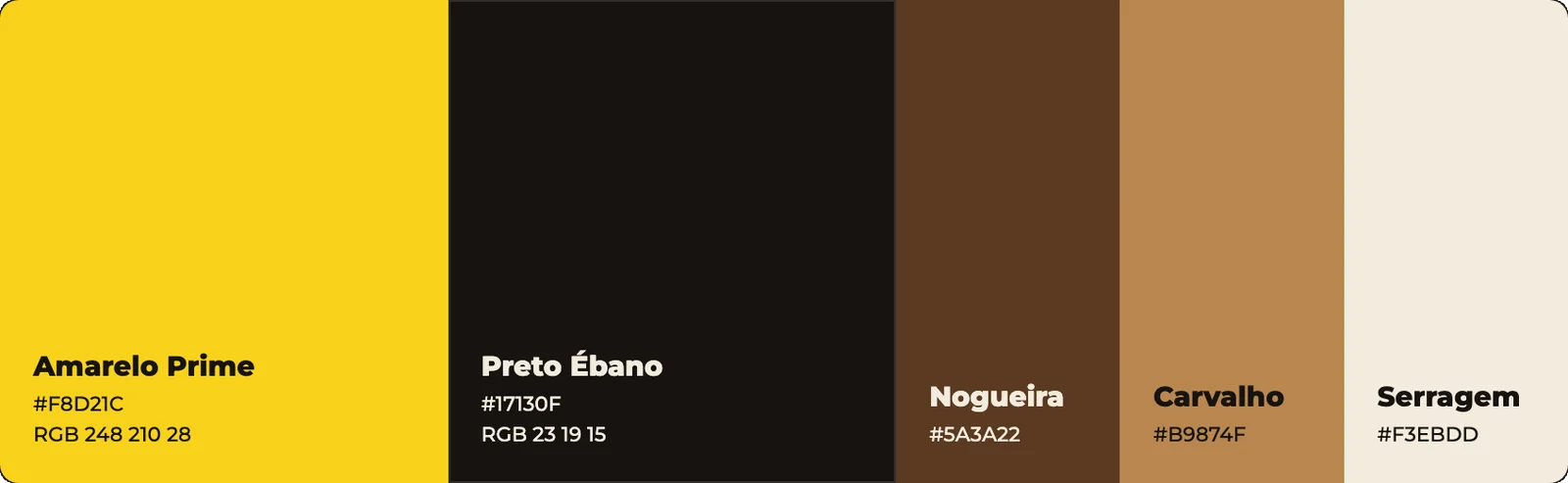 Cores da marca