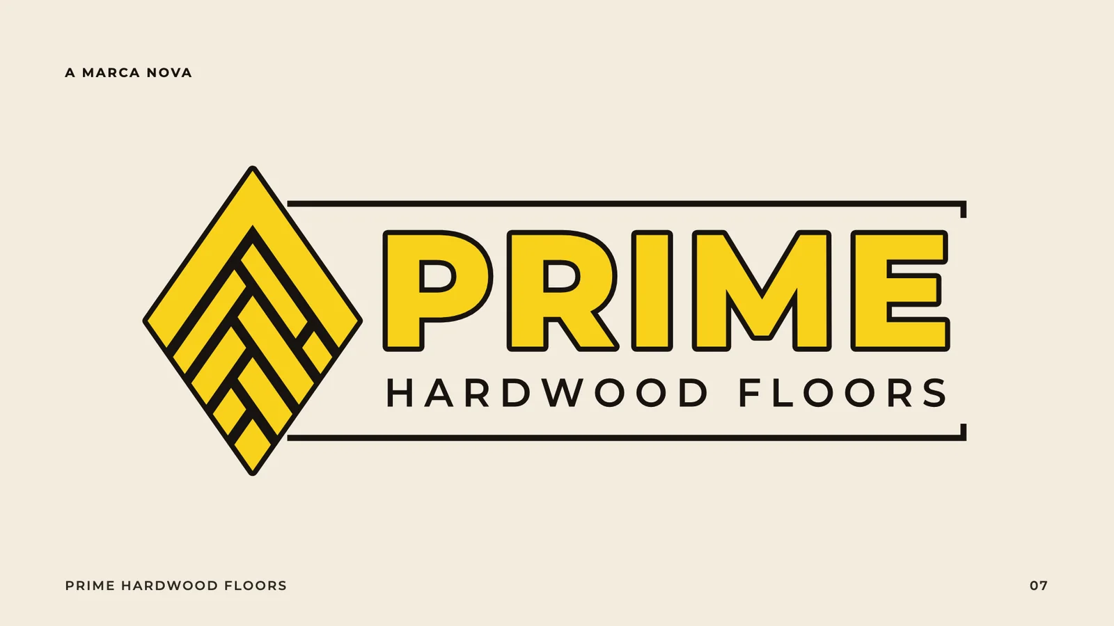 A marca nova da Prime Hardwood Floors